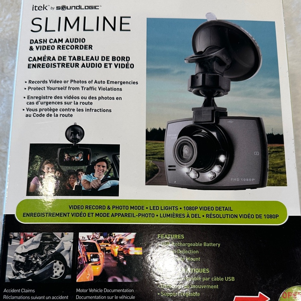 New slimline dash cam